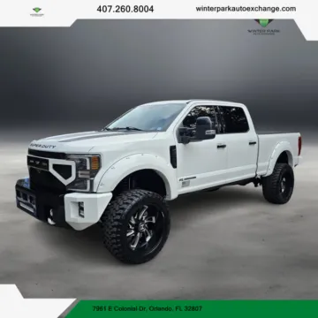 Silver 2020 Ford F250 Super Duty Crew Cab Lariat Pickup 4D 6 3/4 ft for sale in Orlando, FL