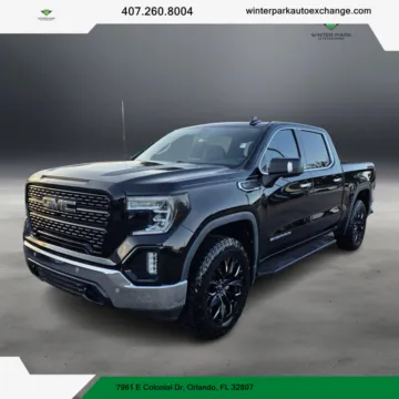 Blue 2021 GMC Sierra 1500 Crew Cab SLT Pickup 4D 5 3/4 ft for sale in Orlando, FL