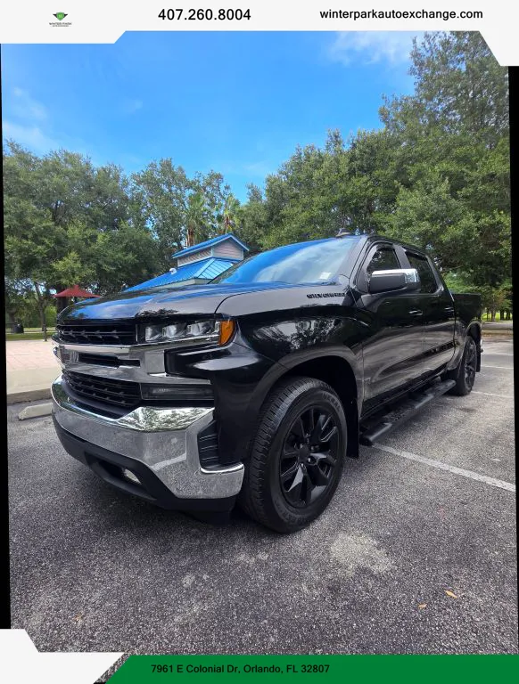 Blue 2020 Chevrolet Silverado 1500 Crew Cab LT Pickup 4D 5 3/4 ft for sale in Orlando, FL
