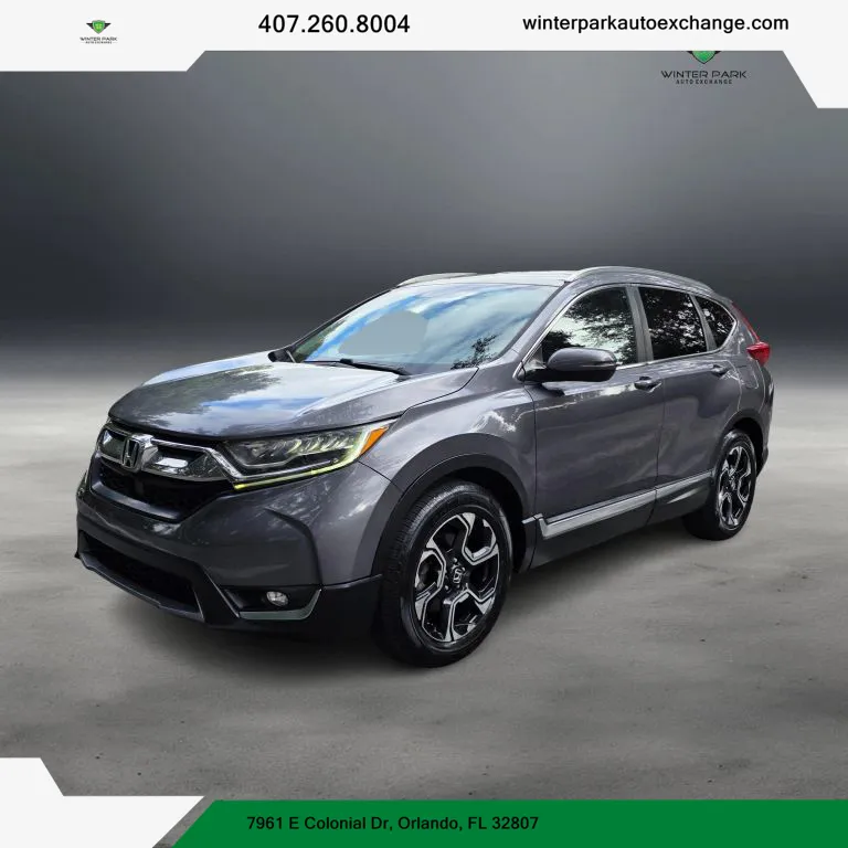 Beige 2018 Honda CR-V Touring Sport Utility 4D for sale in Orlando, FL