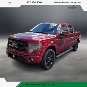 Blue 2013 Ford F-150 SuperCrew Cab FX4 Pickup 4D 5 1/2 ft for sale in Orlando, FL