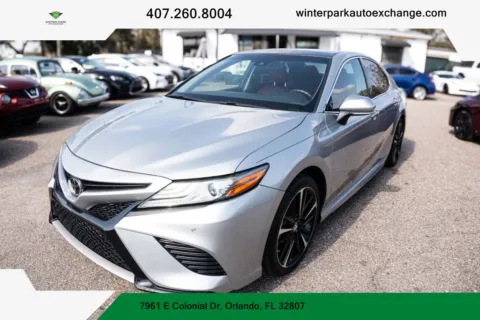 Red 2018 Toyota Camry XSE Sedan 4D for sale in Orlando, FL