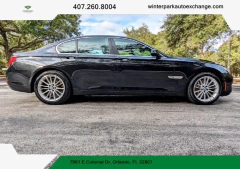 Black 2013 BMW 7 Series 750i Sedan 4D for sale in Orlando, FL