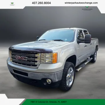 Blue 2014 GMC Sierra 2500 HD Crew Cab SLE Pickup 4D 6 1/2 ft for sale in Orlando, FL