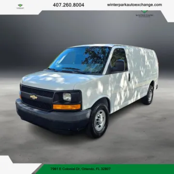 Blue 2017 Chevrolet Express 2500 Cargo Van 3D for sale in Orlando, FL