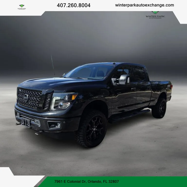 Silver 2018 Nissan TITAN XD Crew Cab SV Pickup 4D 6 1/2 ft for sale in Orlando, FL