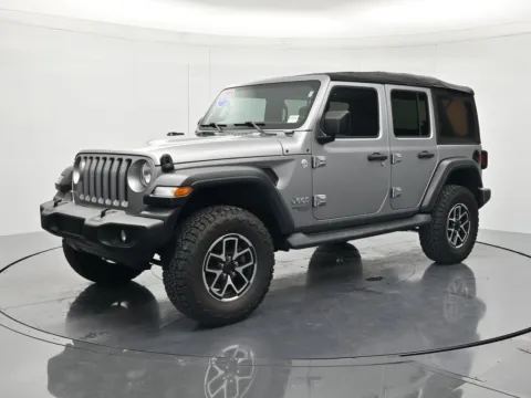 Silver 2018 Jeep Wrangler Unlimited Sport S for sale in Palatka, FL