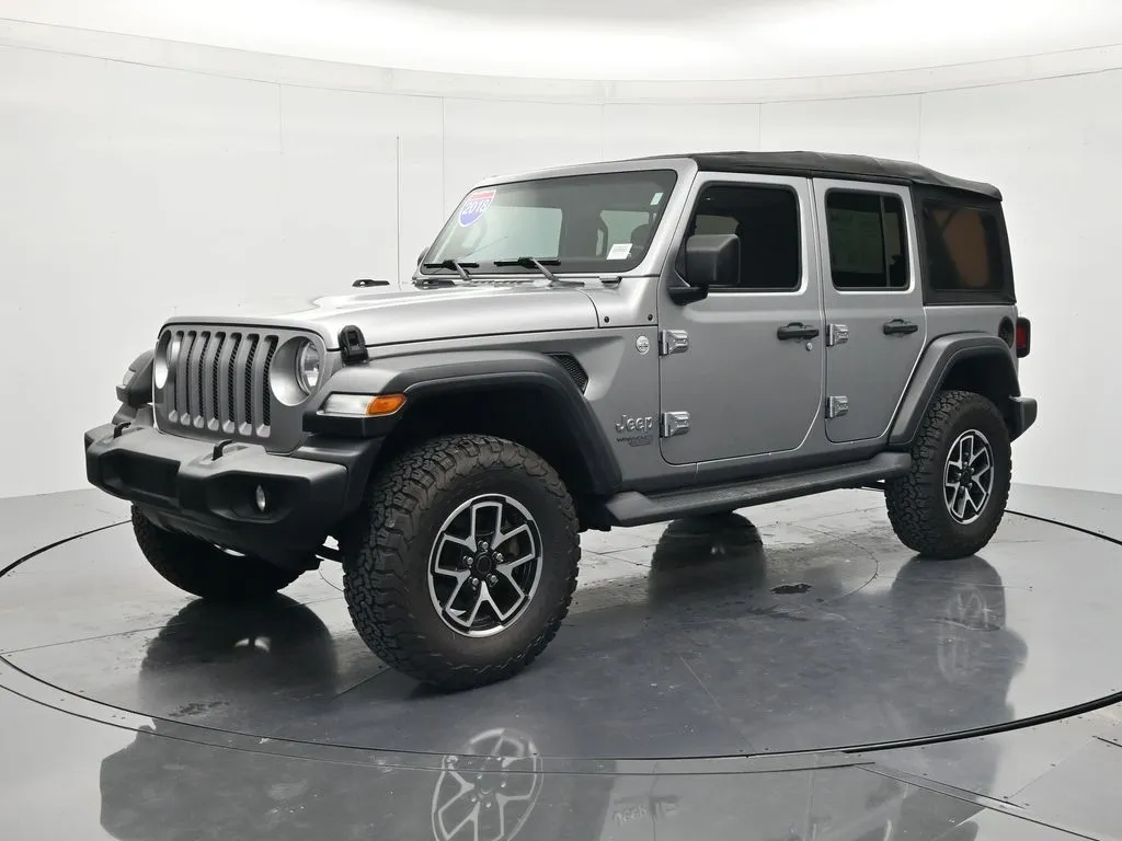 Silver 2018 Jeep Wrangler Unlimited Sport S for sale in Palatka, FL