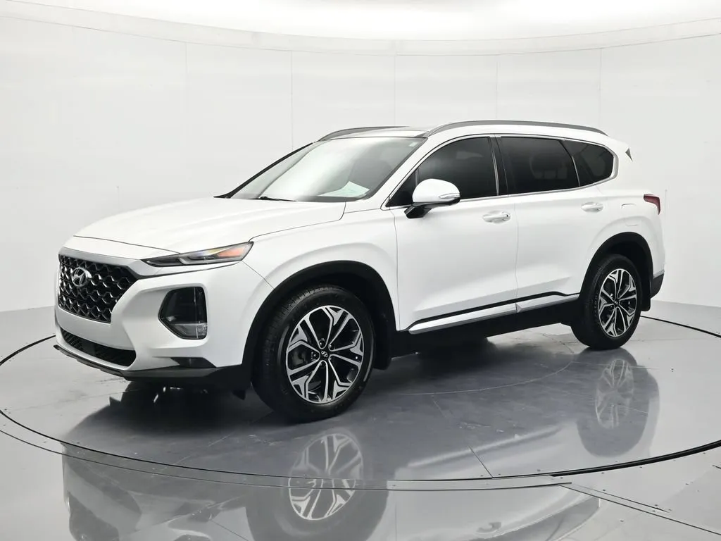 White 2019 Hyundai Santa Fe Ultimate for sale in Palatka, FL