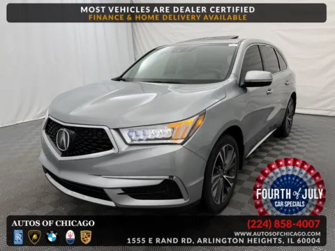 Silver 2020 Acura MDX w/Technology Pkg for sale in Arlington Heights, IL