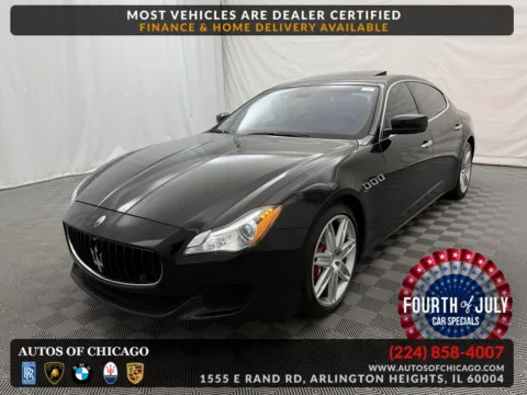 Black 2014 Maserati Quattroporte S Q4 for sale in Arlington Heights, IL
