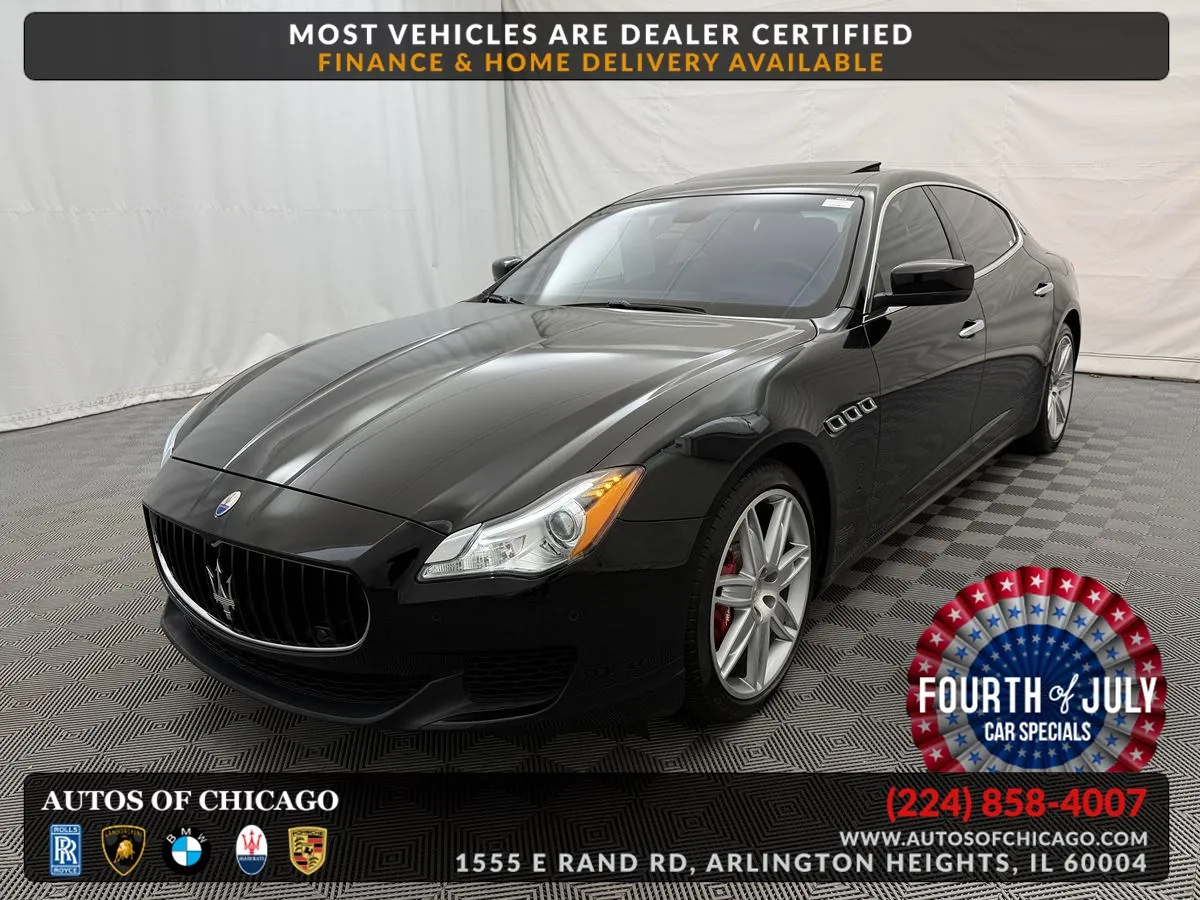 Black 2014 Maserati Quattroporte S Q4 for sale in Arlington Heights, IL