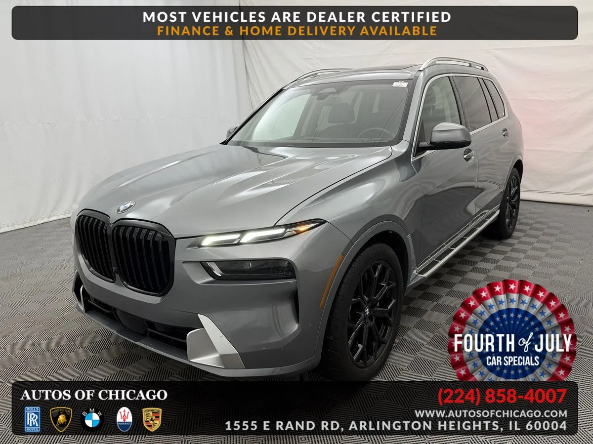 Gray 2023 BMW X7 xDrive40i for sale in Arlington Heights, IL