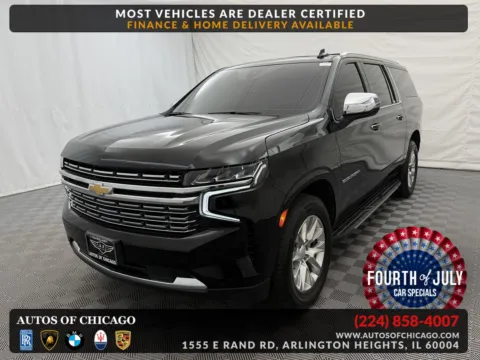 Black 2021 Chevrolet Suburban Premier for sale in Arlington Heights, IL