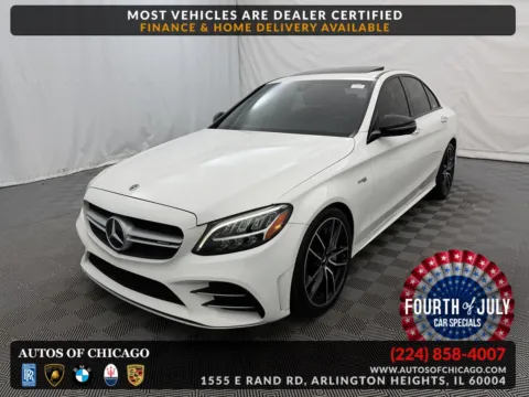White 2019 Mercedes-Benz C-Class AMG C 43 for sale in Arlington Heights, IL