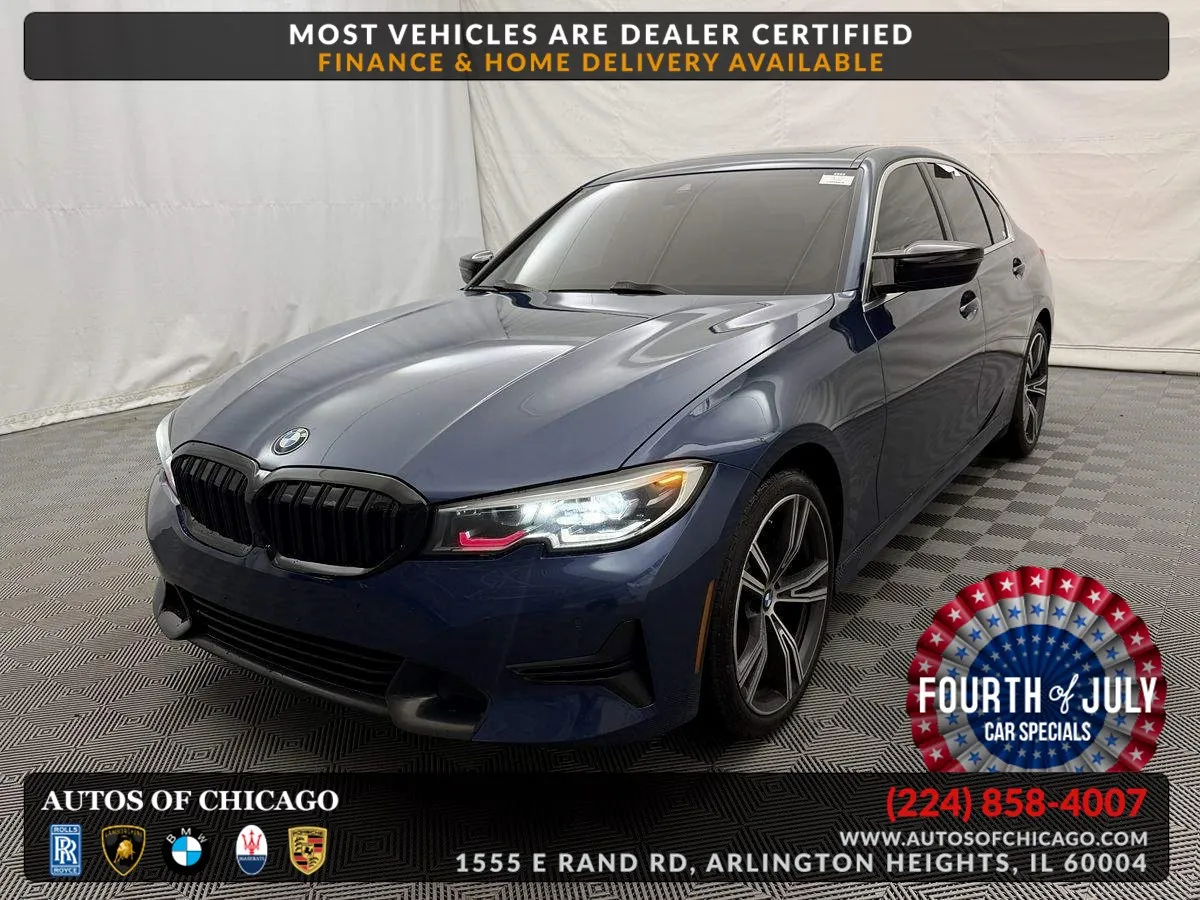 Blue 2021 BMW 3 Series 330i xDrive for sale in Arlington Heights, IL