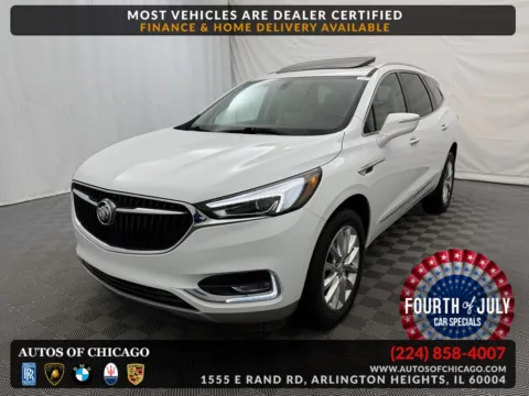 White 2021 Buick Enclave Essence for sale in Arlington Heights, IL