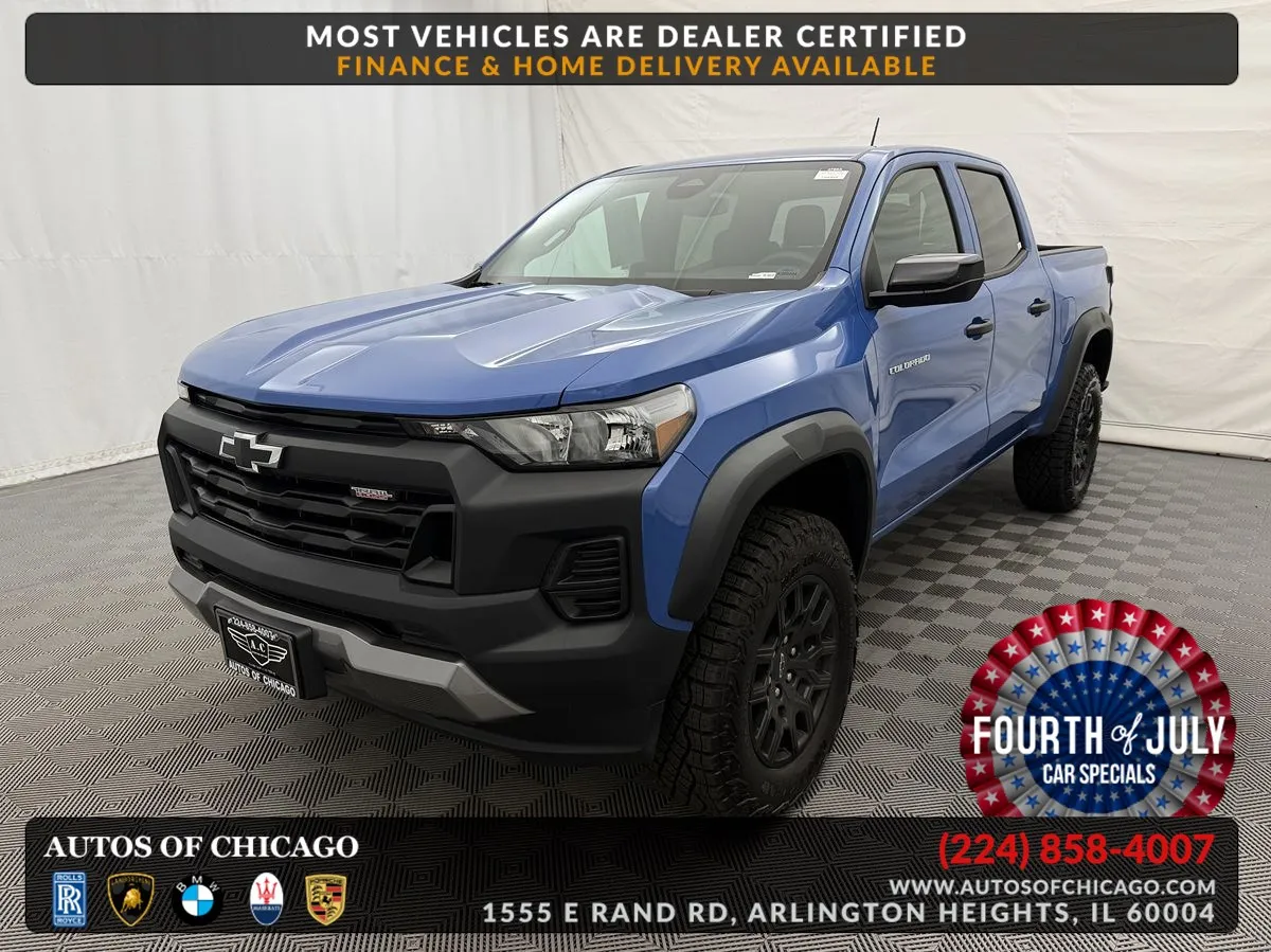 Blue 2026 Chevrolet Colorado 4WD Trail Boss for sale in Arlington Heights, IL