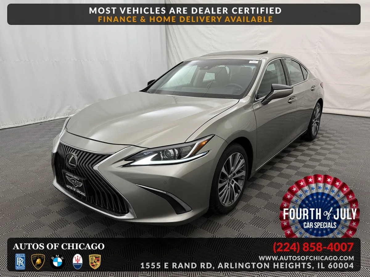 Silver 2019 Lexus ES 350 for sale in Arlington Heights, IL