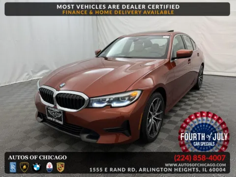 Orange 2021 BMW 3 Series 330i xDrive for sale in Arlington Heights, IL
