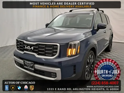 Blue 2024 Kia Telluride SX for sale in Arlington Heights, IL
