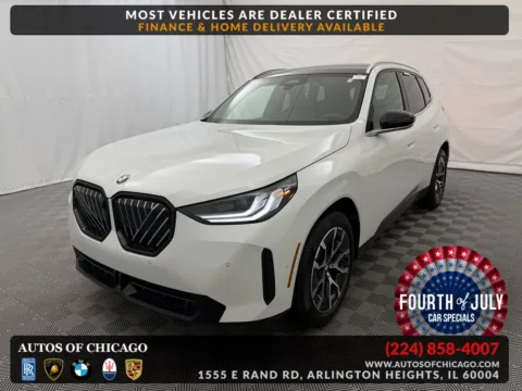 White 2025 BMW X3 30 xDrive for sale in Arlington Heights, IL