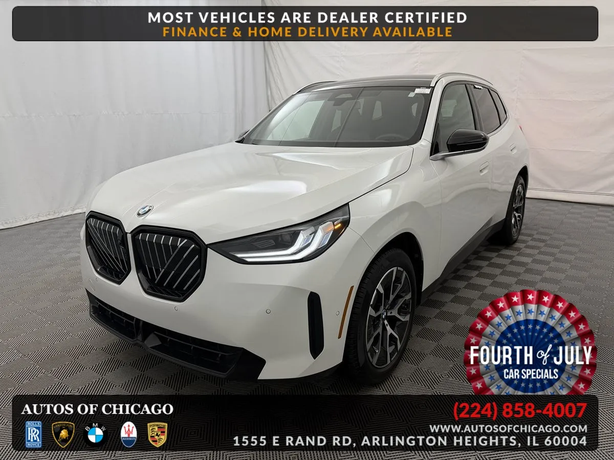 White 2025 BMW X3 30 xDrive for sale in Arlington Heights, IL
