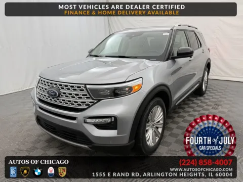 Silver 2020 Ford Explorer Limited for sale in Arlington Heights, IL