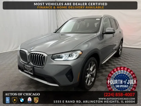 Gray 2024 BMW X3 xDrive30i for sale in Arlington Heights, IL