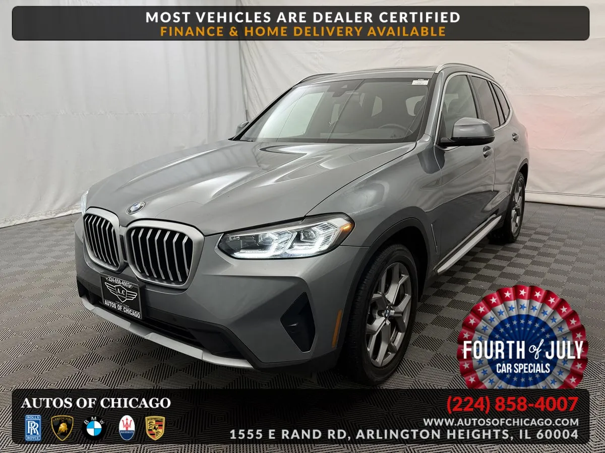 Gray 2024 BMW X3 xDrive30i for sale in Arlington Heights, IL