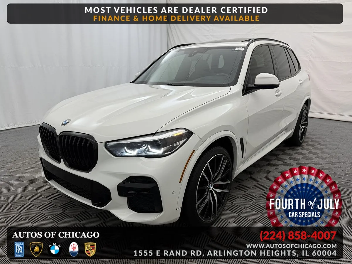 White 2022 BMW X5 xDrive40i for sale in Arlington Heights, IL
