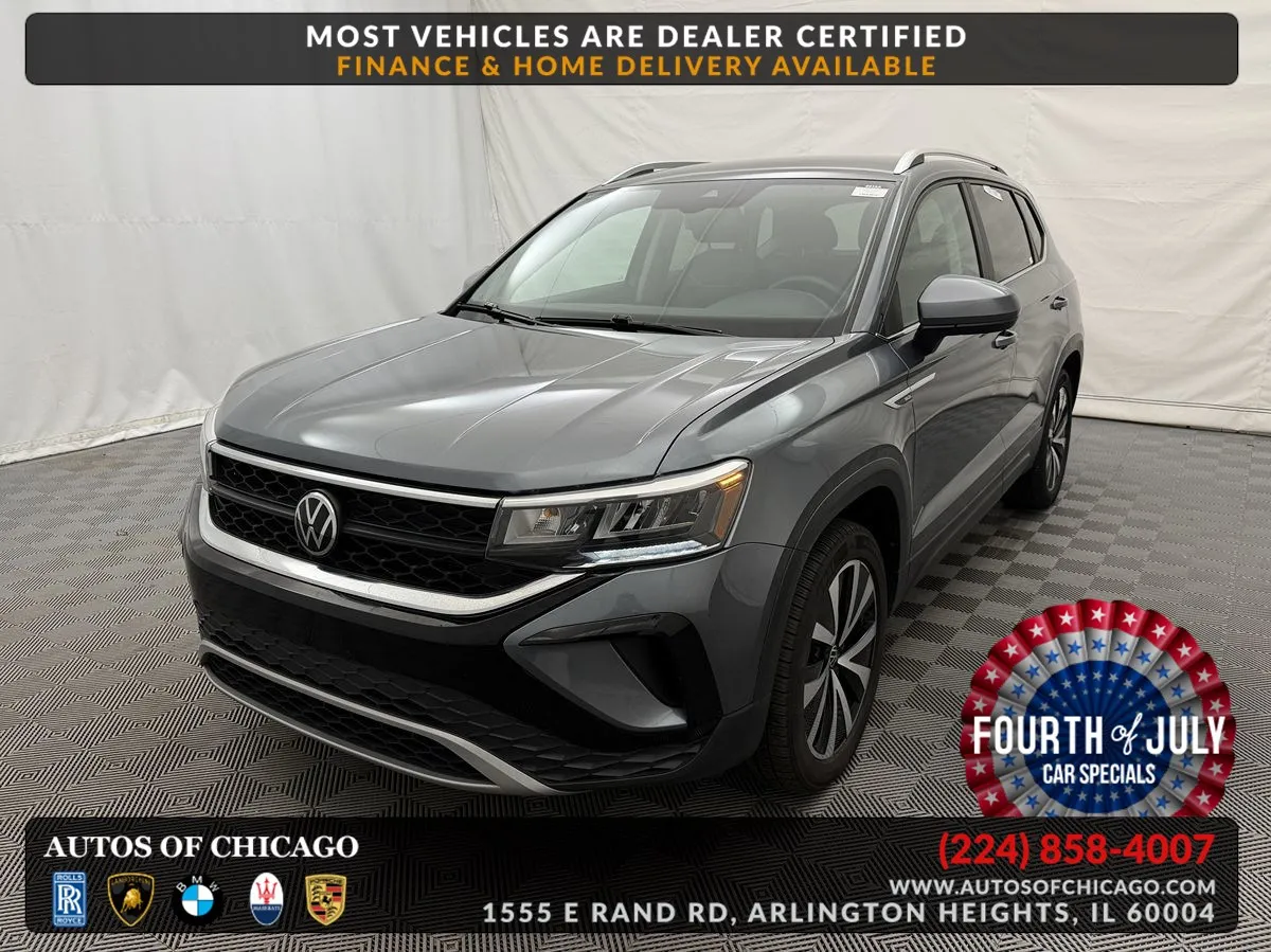 Gray 2023 Volkswagen Taos SE for sale in Arlington Heights, IL