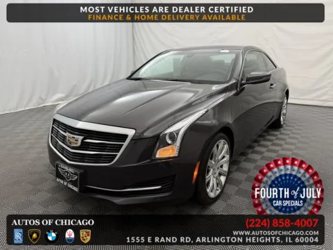 Purple 2015 Cadillac ATS Coupe Standard AWD for sale in Arlington Heights, IL