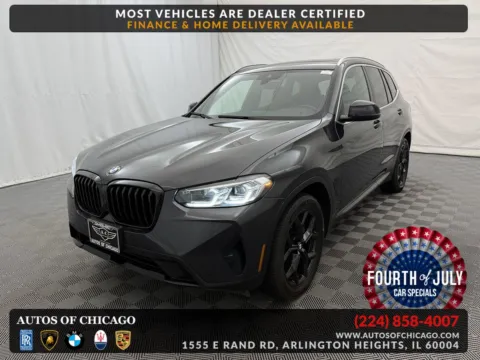 Gray 2024 BMW X3 xDrive30i for sale in Arlington Heights, IL