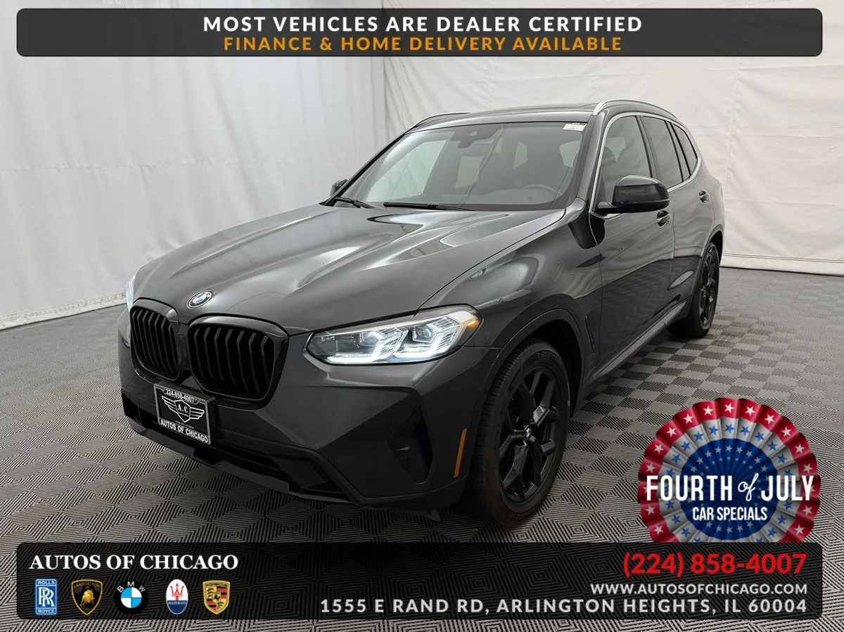 Gray 2024 BMW X3 xDrive30i for sale in Arlington Heights, IL