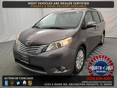 Gray 2013 Toyota Sienna Ltd for sale in Arlington Heights, IL