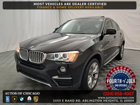 Black 2018 BMW X4 xDrive28i for sale in Arlington Heights, IL