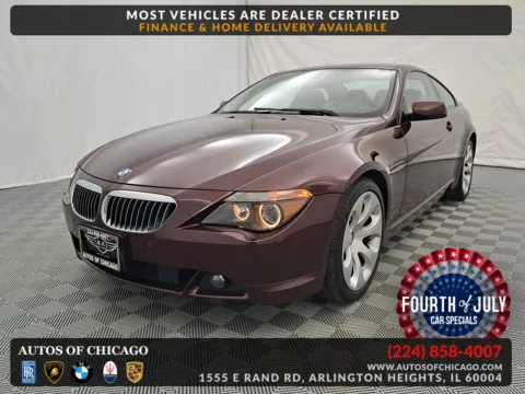 Red 2006 BMW 6 Series 650Ci for sale in Arlington Heights, IL