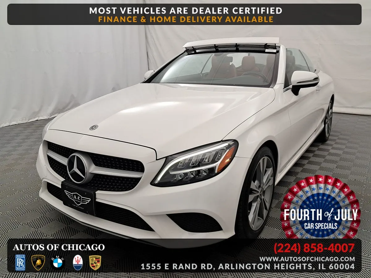White 2019 Mercedes-Benz C-Class C 300 for sale in Arlington Heights, IL