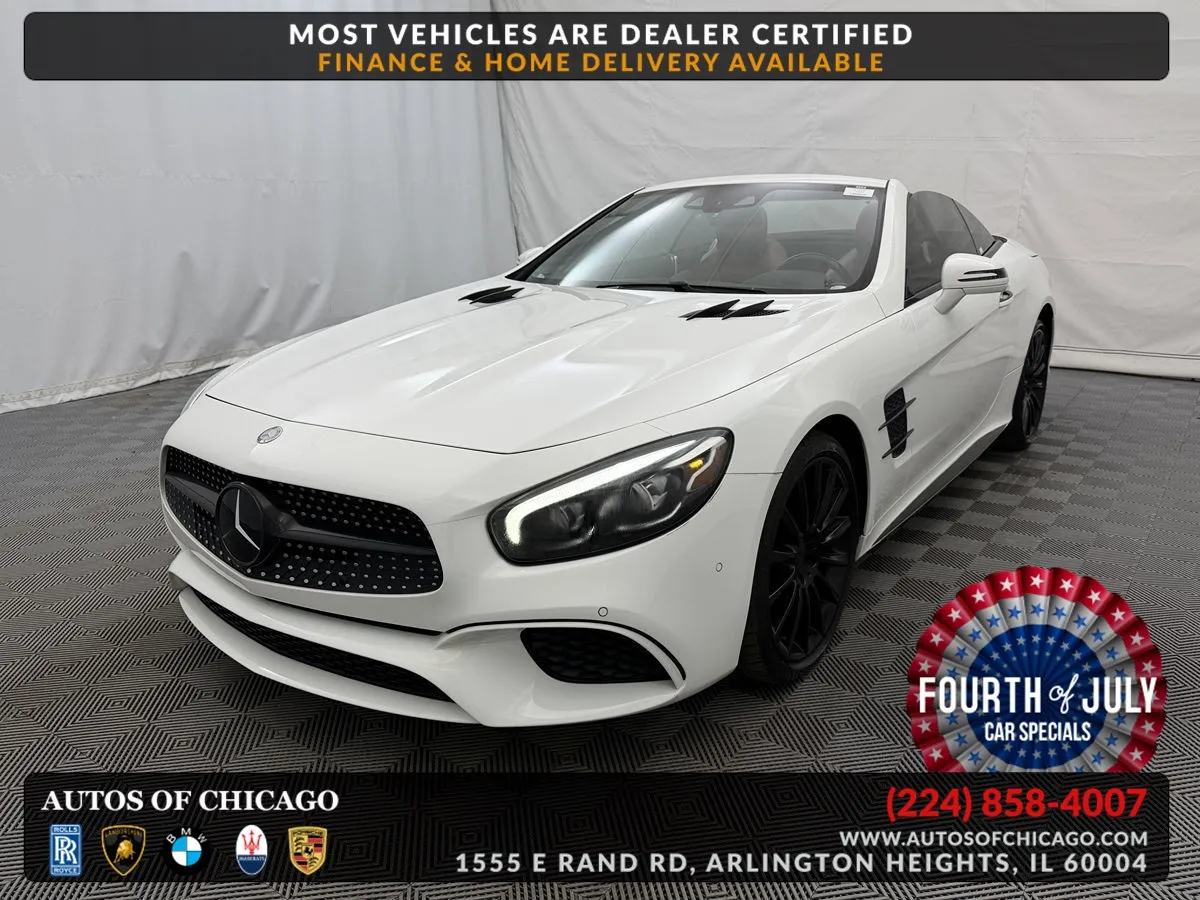 White 2017 Mercedes-Benz SL 550 for sale in Arlington Heights, IL