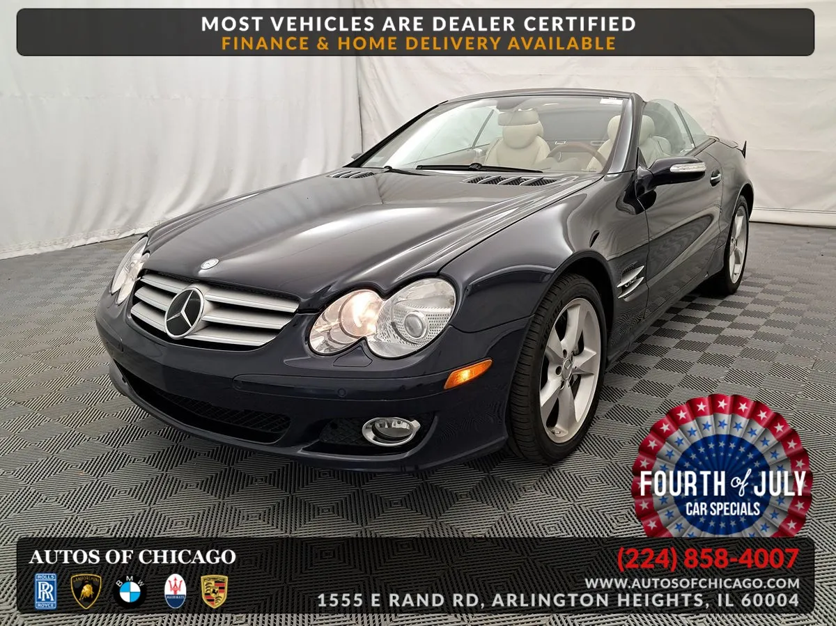 Black 2007 Mercedes-Benz SL-Class 5.5L V12 for sale in Arlington Heights, IL