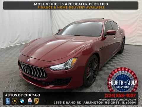 Red 2018 Maserati Ghibli S Q4 for sale in Arlington Heights, IL