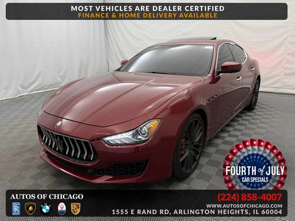 Red 2018 Maserati Ghibli S Q4 for sale in Arlington Heights, IL