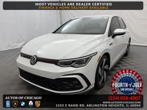 White 2023 Volkswagen Golf GTI S for sale in Arlington Heights, IL