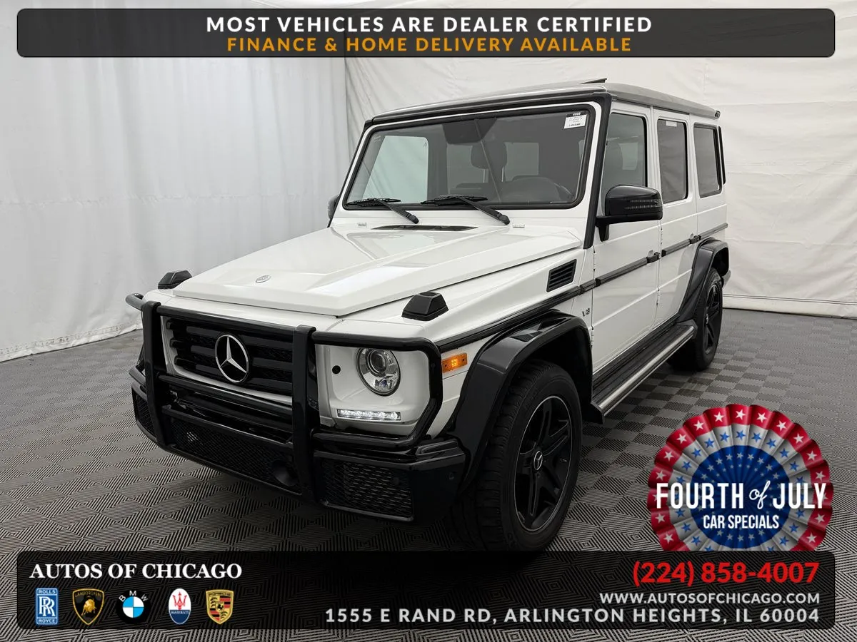 White 2017 Mercedes-Benz G-Class G 550 for sale in Arlington Heights, IL