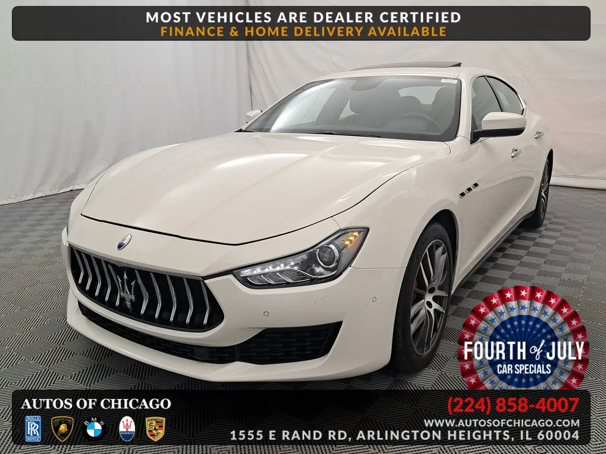 White 2019 Maserati Ghibli S Q4 for sale in Arlington Heights, IL