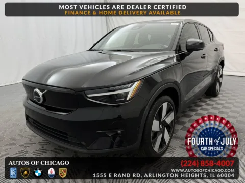 Black 2023 Volvo C40 Recharge Pure Electric Ultimate for sale in Arlington Heights, IL