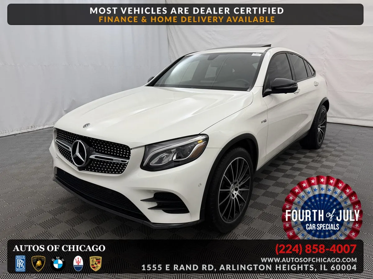 White 2017 Mercedes-Benz GLC AMG GLC 43 for sale in Arlington Heights, IL
