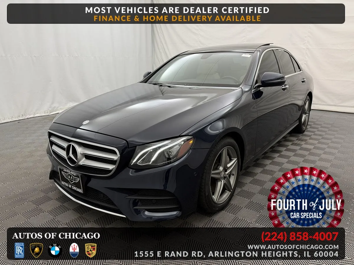 Black 2017 Mercedes-Benz E-Class E 300 4MATIC for sale in Arlington Heights, IL