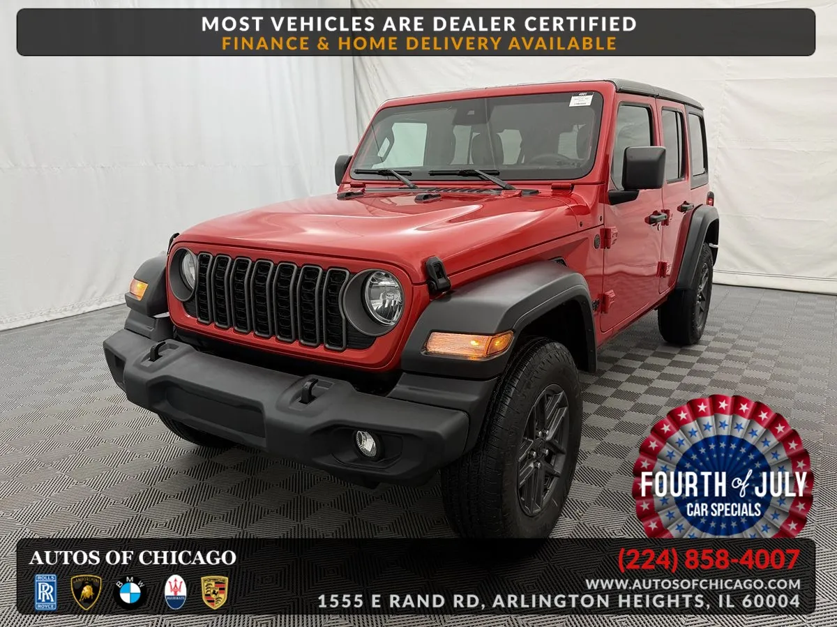 Red 2025 Jeep Wrangler Sport S for sale in Arlington Heights, IL